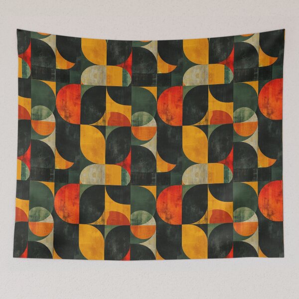 Item preview, Vintage Circled Composition, Seamless Pattern designed and sold by patternicco.