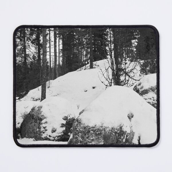 Item preview, Pines and Boulders. Nokia 2024 bw designed and sold by Jouko Lehto Photography.