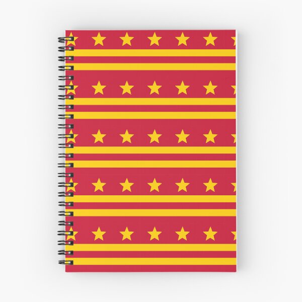 Item preview, Red Yellow Stars Horizontal Stripe Vietnam Celebratory Vietnamese Patriotic Pattern designed and sold by PenguinForests.