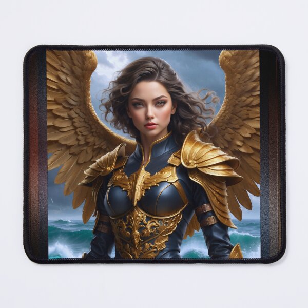 Item preview, Portrait Of An Arcadian Warrior By Ocean Waves Beautiful AI Concept Art Portrait by Xzendor7 designed and sold by Xzendor7 Digital Art Creations.
