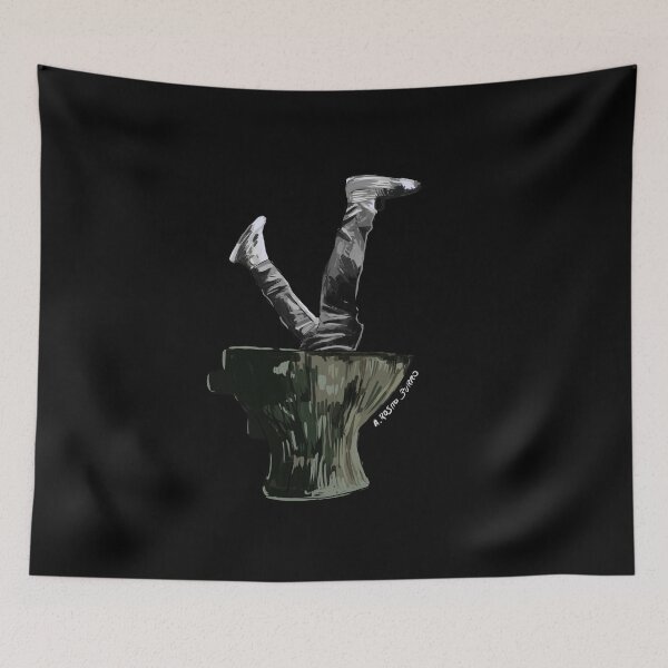 Item preview, Trainspotting Toilet Scene Illustration designed and sold by burrotees.