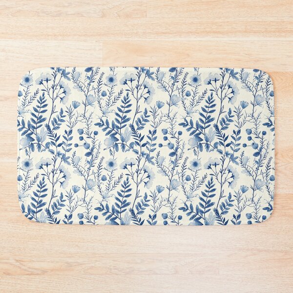Item preview, Blue Flowers Composition, Seamless Pattern designed and sold by patternicco.