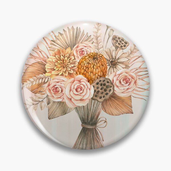 Item preview, Watercolor Dry Flowers designed and sold by VisionSnapHub.