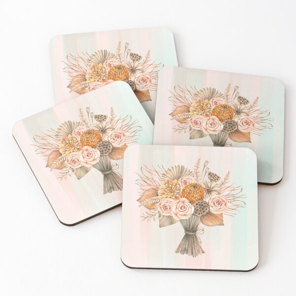 Item preview, Watercolor Dry Flowers designed and sold by VisionSnapHub.
