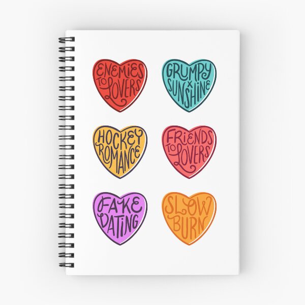 Item preview, romance book tropes conversation hearts designed and sold by DesignsByAND.