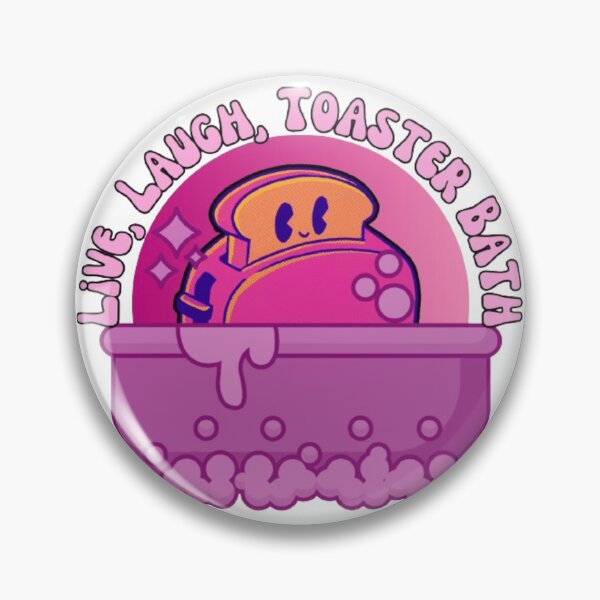 Item preview, Live, Laugh, Toaster Bath - Pretty Pink Print designed and sold by TGAL2.