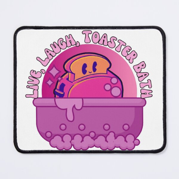 Item preview, Live, Laugh, Toaster Bath - Pretty Pink Print designed and sold by TGAL2.