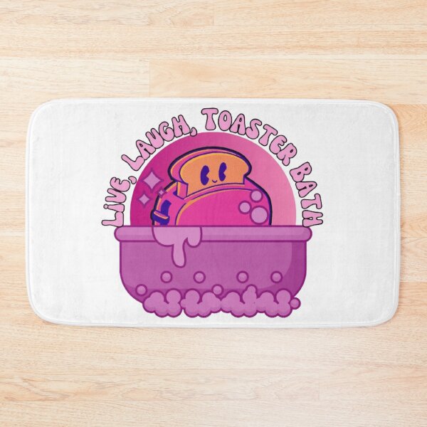 Item preview, Live, Laugh, Toaster Bath - Pretty Pink Print designed and sold by TGAL2.