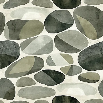 Artwork thumbnail, Abstract Stones Pattern, Seamless Pattern by patternicco