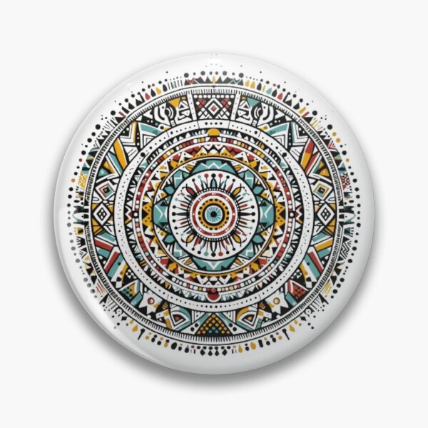 Item preview, Ndebele Design Tribal Pattern | African Style Geometry Art designed and sold by Agmari.