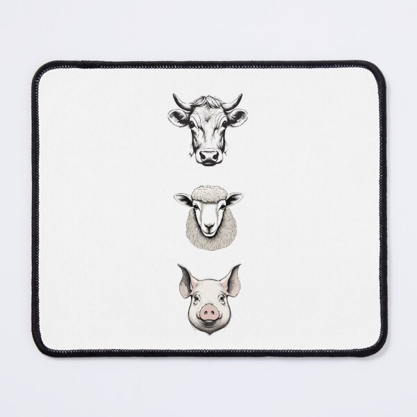 Item preview, Cute Cow, Pig, Sheep.  Cute Farm Animal Lover Gifts designed and sold by Cuteanimalgifts.