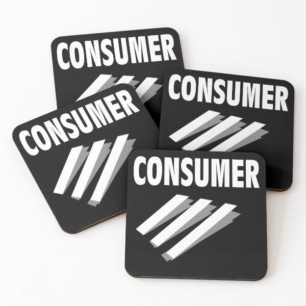 Item preview, CONSUMER high impact thick capitalism consumption font text designed and sold by Michael Stewart.
