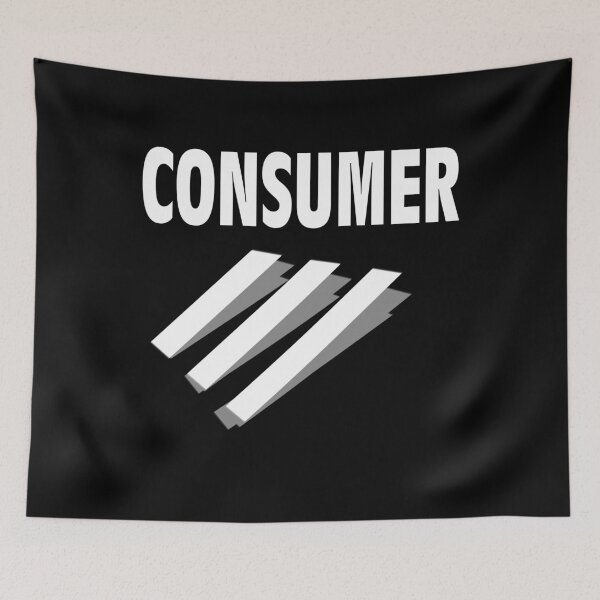 Item preview, CONSUMER high impact thick capitalism consumption font text designed and sold by Michael Stewart.