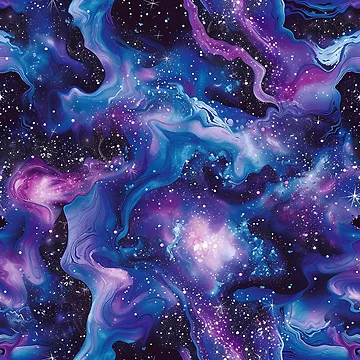 Artwork thumbnail, Abstract Space Pattern, Seamless Pattern by patternicco