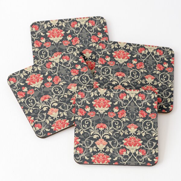 Item preview, Red Rose Composition, Seamless Pattern designed and sold by patternicco.