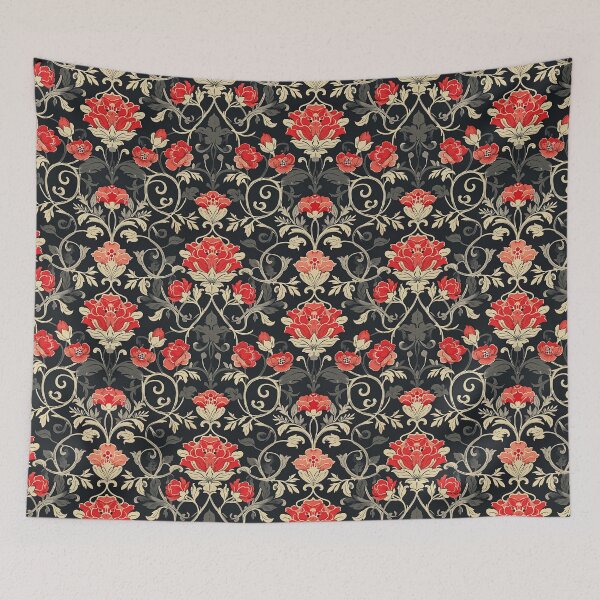 Item preview, Red Rose Composition, Seamless Pattern designed and sold by patternicco.