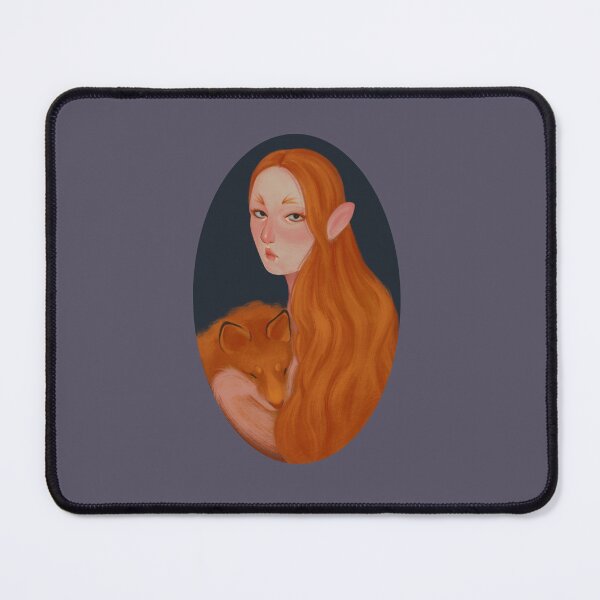 Item preview, red-haired girl with a fox designed and sold by Chamomii1.