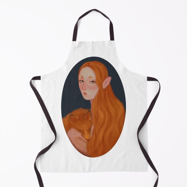 Item preview, red-haired girl with a fox designed and sold by Chamomii1.