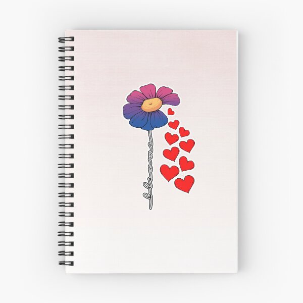 Item preview, Hearts and Flower in Bisexual Flag Colors   designed and sold by Savchuk-Vova.
