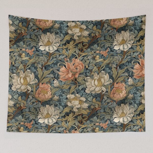 Item preview, William Morris Vintage Floral Pattern  designed and sold by The Willow Of  Rain City.