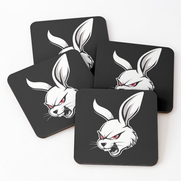 Item preview, Angry white rabbit #3 designed and sold by InfinityCircle.