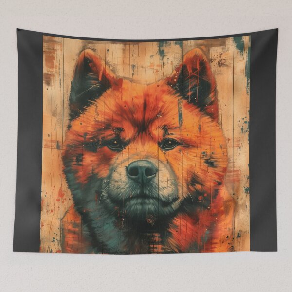 Item preview, Urban Majesty Chow Chow - Contemporary Street Art Print designed and sold by StudiodeBoer.