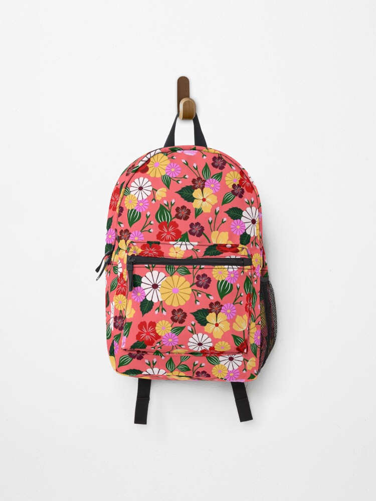 Thumbnail 1 of 3, Backpack, Flowers for the Lunar New Year designed and sold by jennifereladd.