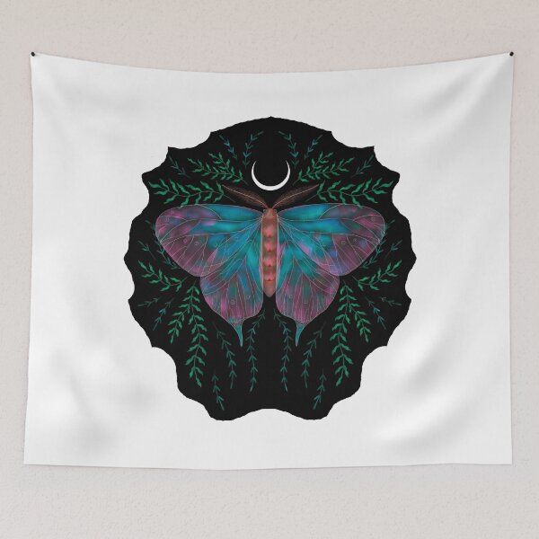 Item preview, Moon moth designed and sold by patternshoprad.