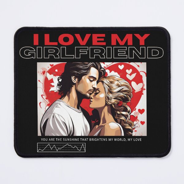 Item preview, Express Your Love with 'I Love My Girlfriend' Shirts designed and sold by Mascot Beast.