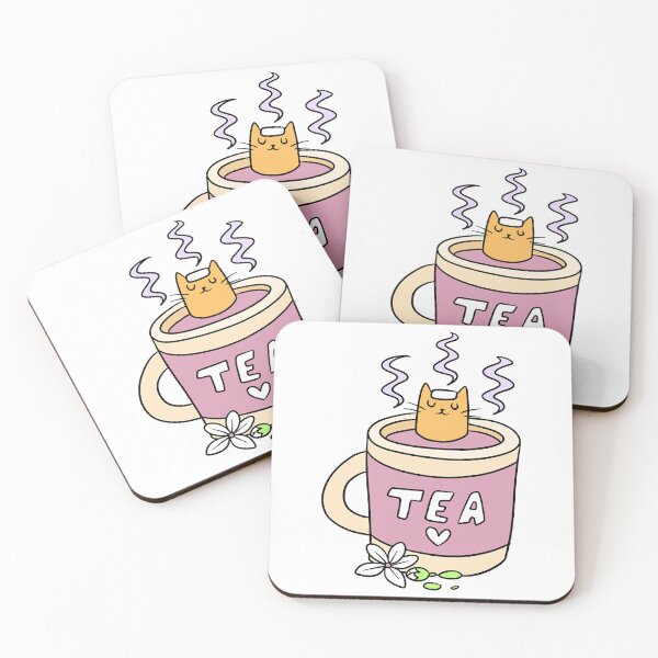Item preview, Relaxing Tea Cat designed and sold by MauriceLouis.
