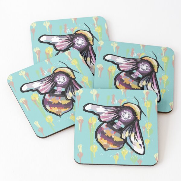 Item preview, Purple Honey bee designed and sold by catcurio.