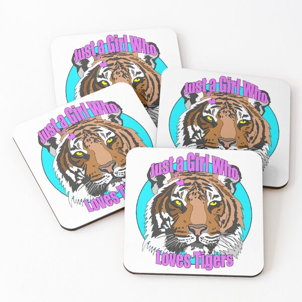 Item preview, Just a Girl Who Loves Tigers | Gift for Tiger Lover designed and sold by Marian Murdoch.