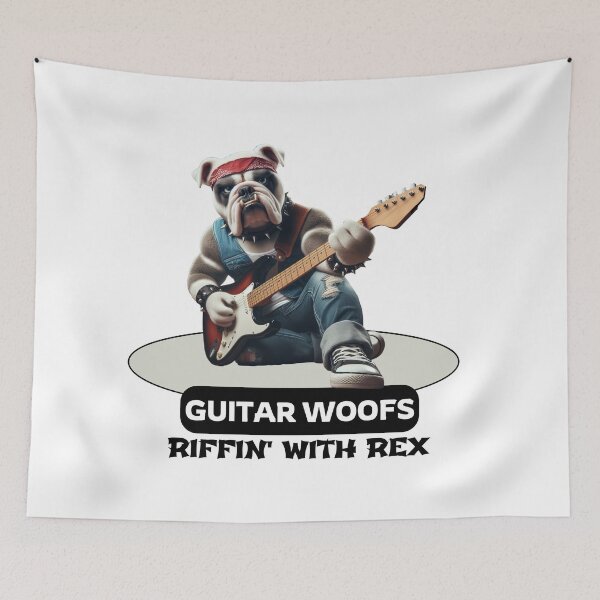 Item preview, Guitar Woofs: Riffin' with Rex designed and sold by Hungry-Murphy.