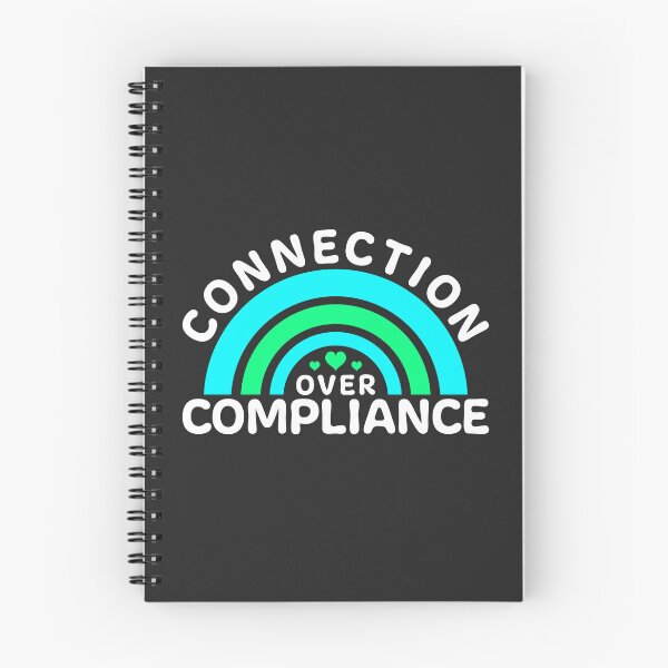 Item preview, Autism Awareness 'Connection Over Compliance' - Supportive Advocacy - Empowering ASD Message designed and sold by Pobru.