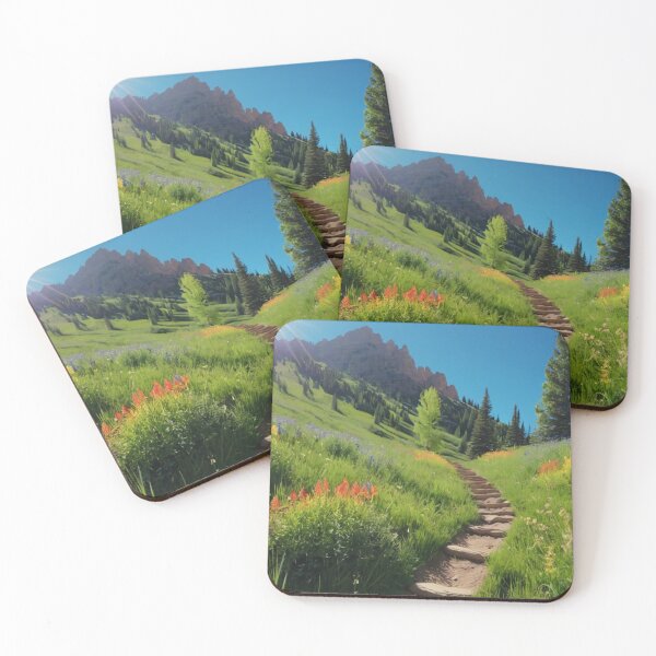 Item preview, Summer Mountain Meadow in the Wasintah Range designed and sold by YuckyCat.