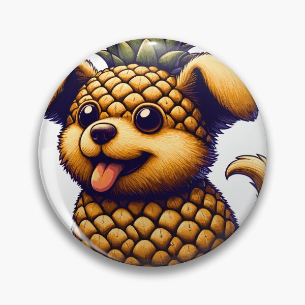 Artikelvorschau, Süßer Ananas-Hund entworfen und verkauft von Quirky Shirts.
