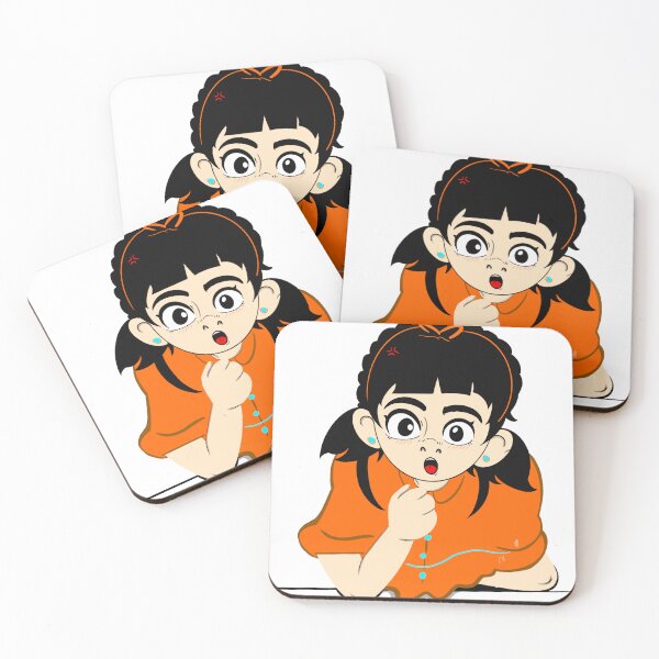Item preview, young girl stickers designed and sold by ReadyForU.