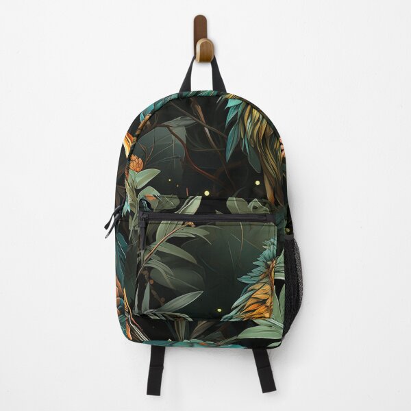 Item preview, Blue Yellow Bird in the Forest with Leaves designed and sold by keenreb.