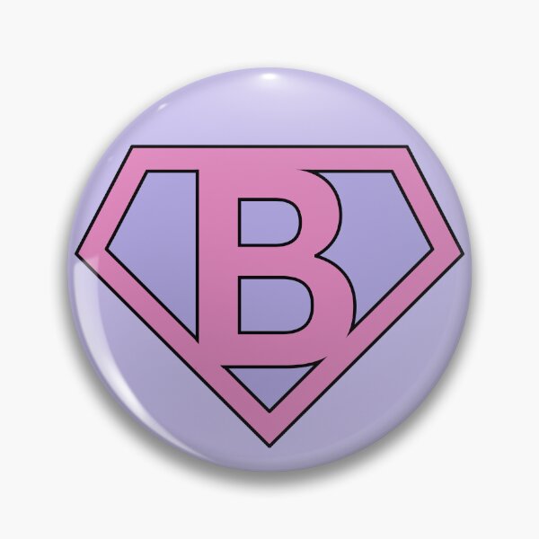 Item preview, Letter B | Super Letter | Purple and Pink designed and sold by Christiana-Art.