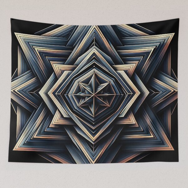 Item preview, Abstract Geometry in Multicolored Layers designed and sold by johnnycreidy.