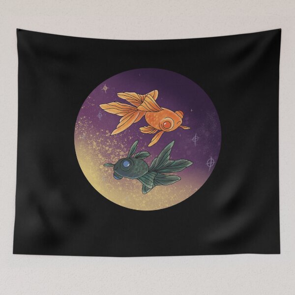 Item preview, Beautiful Gold Fish And Green Fish Classic T shirts  designed and sold by CANDYFrog.