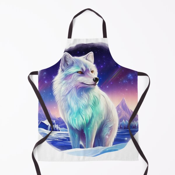 Item preview, Arctic Fox Northern Lights designed and sold by NicolasGlowArt.