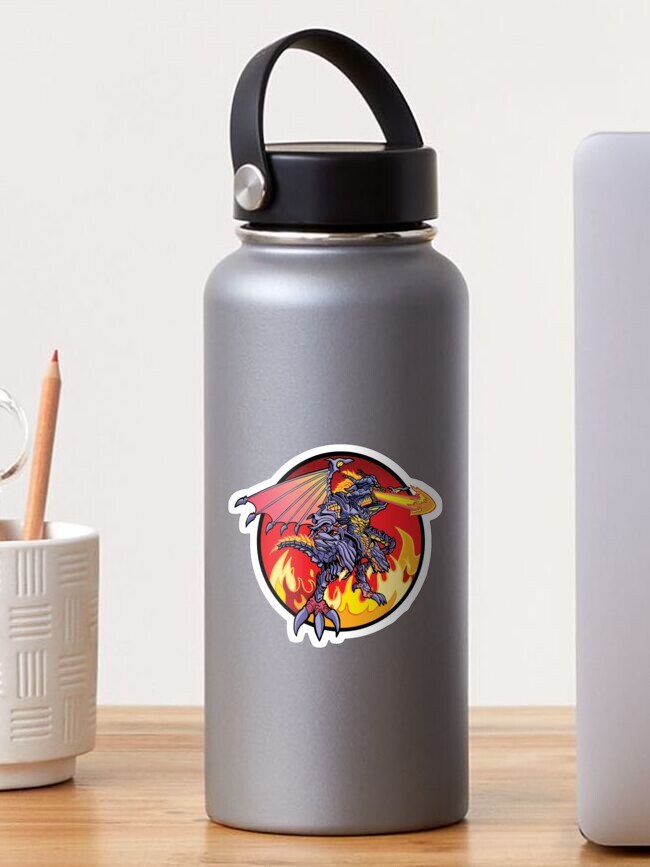 Thumbnail 1 of 3, Sticker, Bahamoot Fire designed and sold by FBWashington.