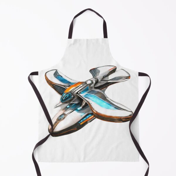 Item preview, blue orange plane of the future designed and sold by janjacbu.