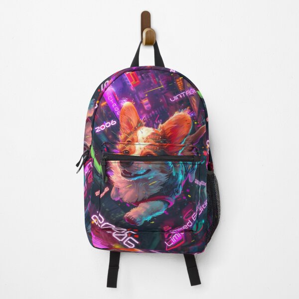 Item preview, Vintage 2006 - Cyberpunk 18 Year Old Funny Corgi Dog 18th Birthday designed and sold by SecretDicer.