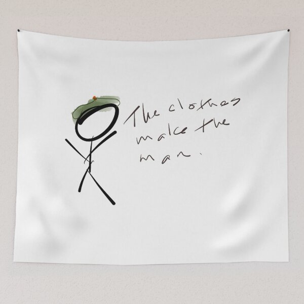 Item preview, The Clothes Make the Man designed and sold by FamouslyStupid.