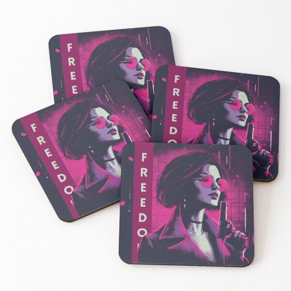 Item preview, Neon Girl Freedom [neo noir aesthetic] designed and sold by RESToRAPTOR.