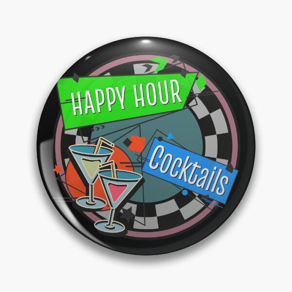 Item preview, Happy Hour Cocktails Y2K retro designed and sold by Vindbult.