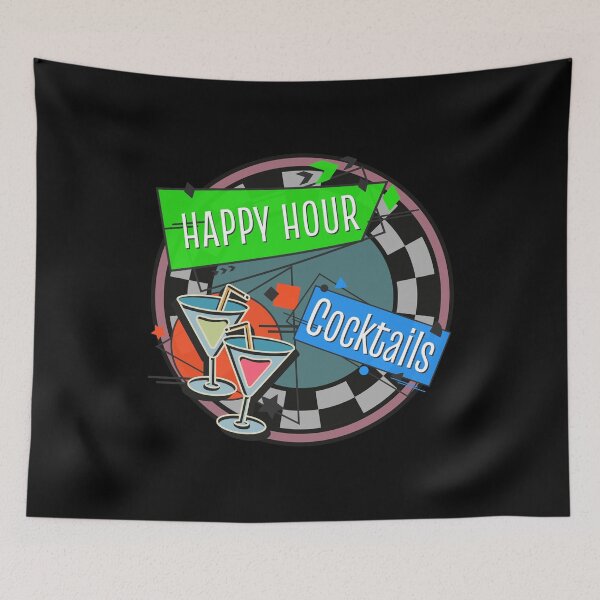 Item preview, Happy Hour Cocktails Y2K retro designed and sold by Vindbult.
