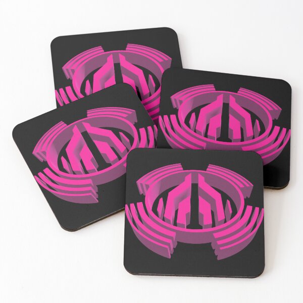 Item preview, Pink classic mayday sign for ravers designed and sold by Boogeyman Bill.